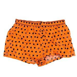 Pink Victorias Secret Womens Polka Dot Lounge Shorts XS Orange Black
